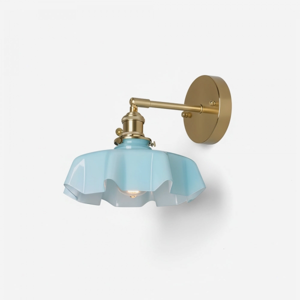 Skirted Ripple Wall Lamp D246