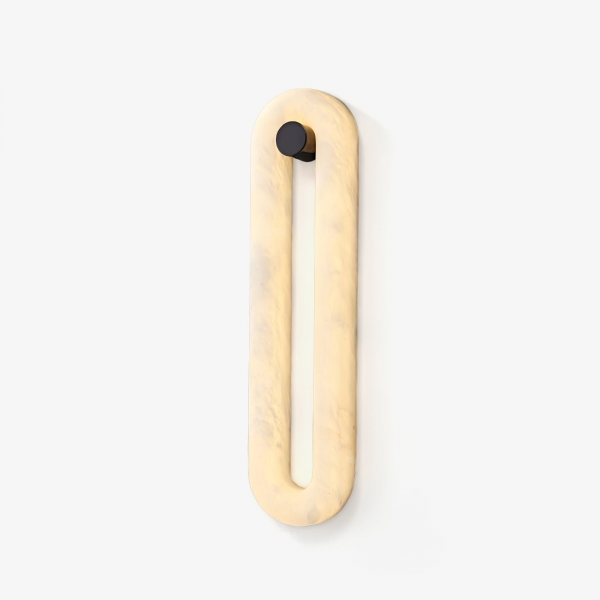 Alabaster Loop Wall Light D394