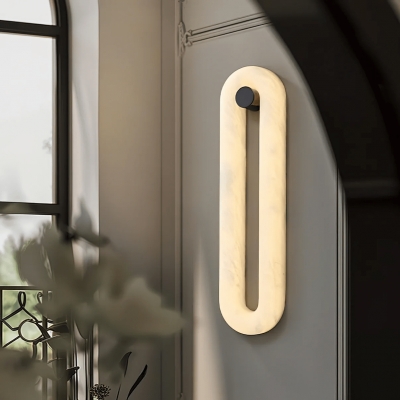 Alabaster Loop Wall Light D394 2