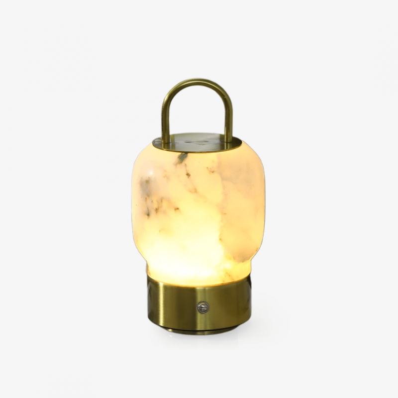 Alabaster Portable Rechargeable Table Lamp D397