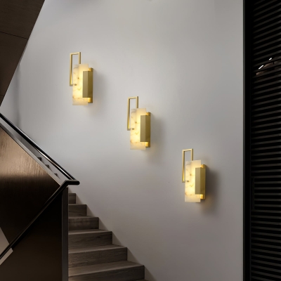 Althea Alabaster Wall Sconce D396 2
