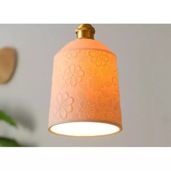 Keramická závěsná lampa