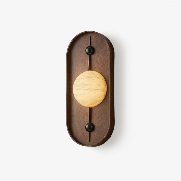 Bezel Alabaster Wall Lamp D393