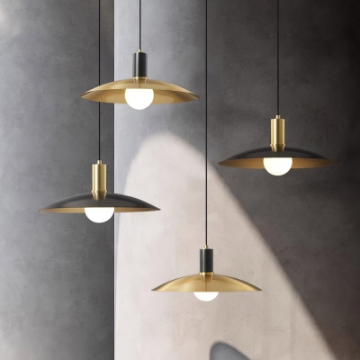 Brass Flared Pendant Lamp D361 2
