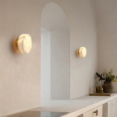 Cylindrical Alabaster Wall... 2