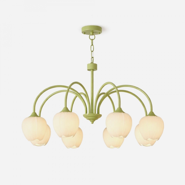 Tulip Matcha Chandelier D364