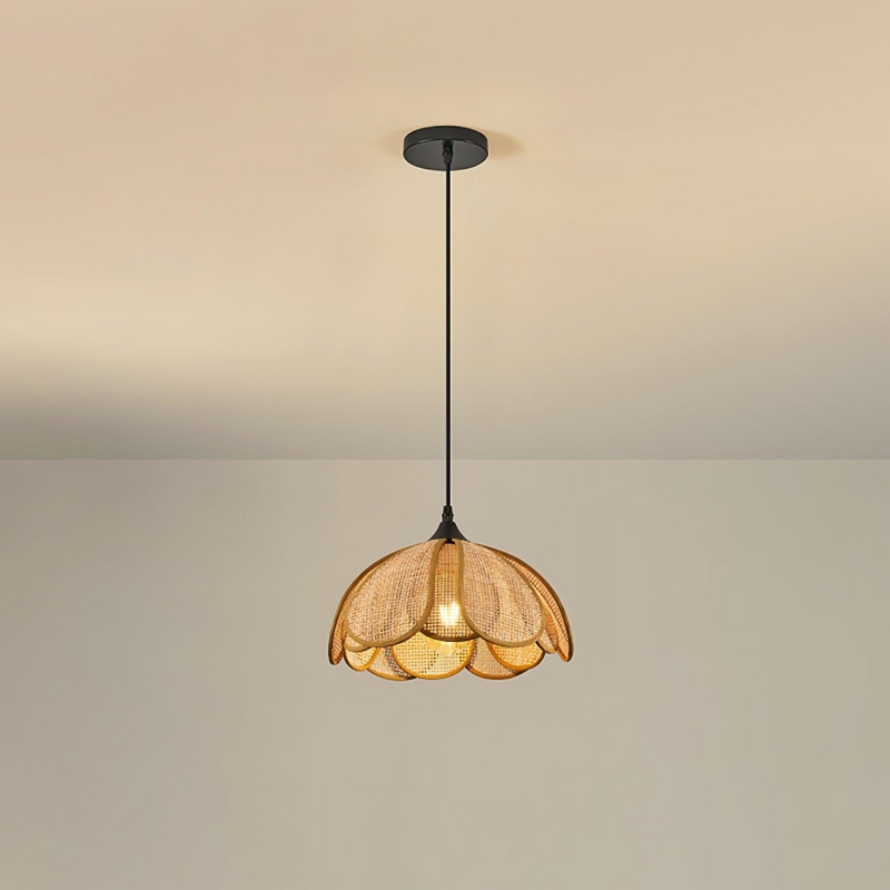 Bloom Rattan Pendant Lamp D358