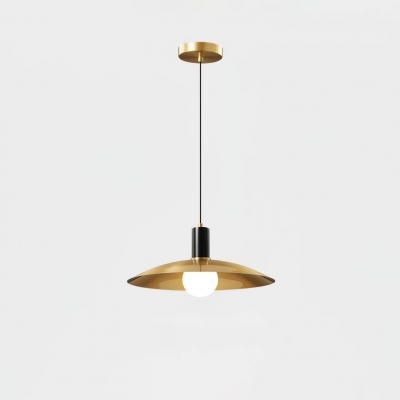 Brass Flared Pendant Lamp D361