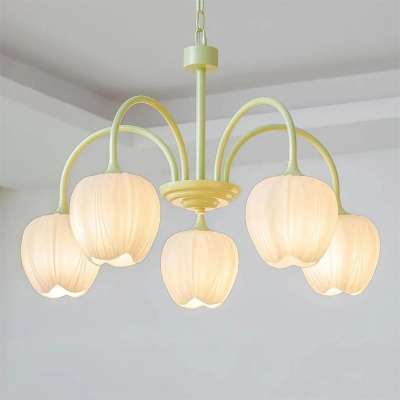 Tulip Matcha Chandelier D364