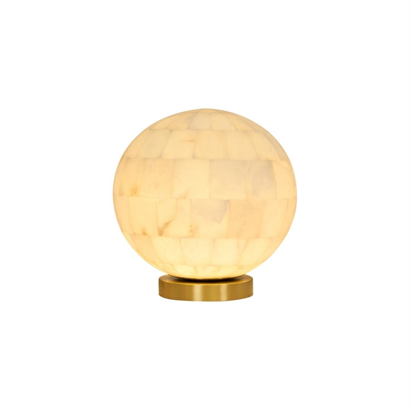 Alabaster Ball Table Lamp D433