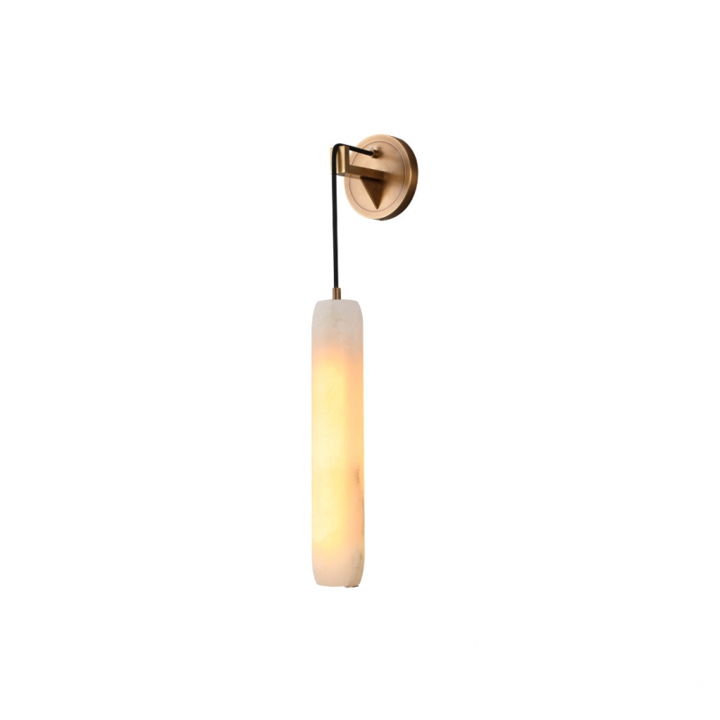 Alabaster Flute Wall Lamp D437