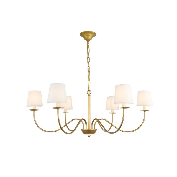 Eclipse Brass Chandelier D512