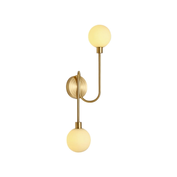 Holten Brass Armed Sconce D409