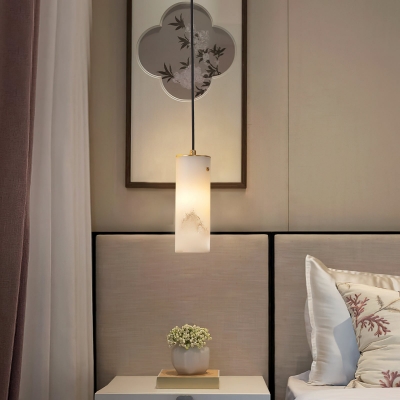 Nula Vertical Alabaster Pendant Light D426 2