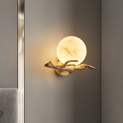 Retro Twigs Alabaster Wall Lamp D435 2