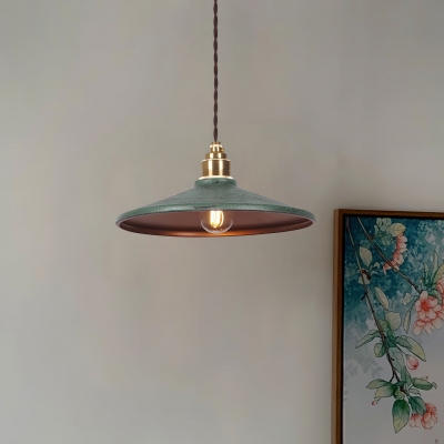 Rustic Saucer Shade Pendant Light D476 2
