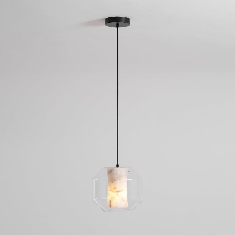 Glass Alabaster Pendant Lamp D444