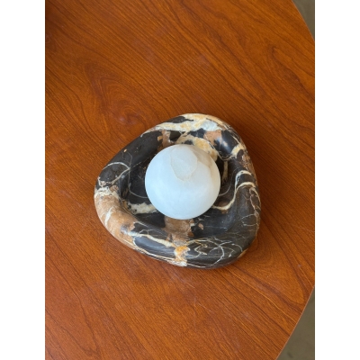 Black Pearl Marble Wall Lamp D651 2