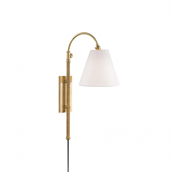 Curves Plug-In Sconce D595