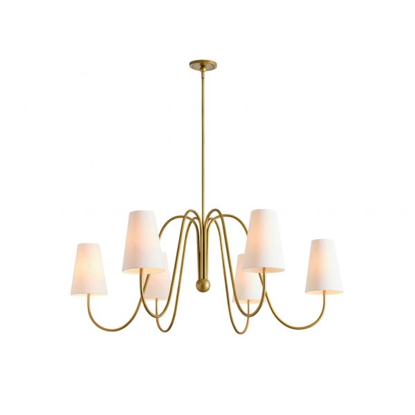 Gianna Curved Chandelier D640