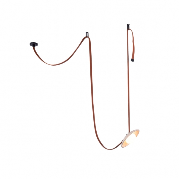 Light Rail Leather Pendant Lamp D688