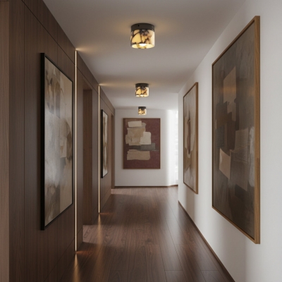 Marble Round Ceiling Lamp D627 2