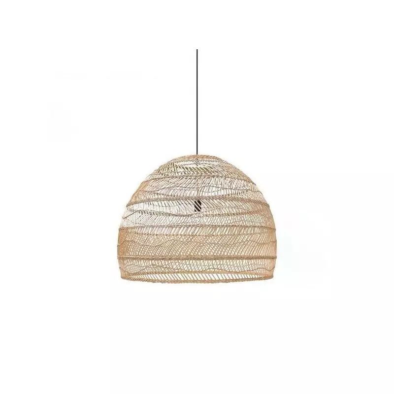 Wicker pendant lamp