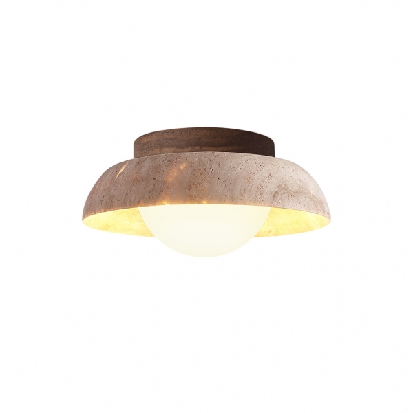 Piedra Travertine Ceiling Lamp D682
