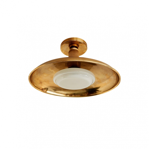 Pot-Lid Style Flat-Panel Ceiling Light D697