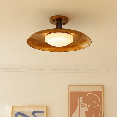 Pot-Lid Style Flat-Panel Ceiling Light D697 2