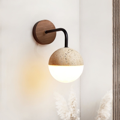 Tia Travertine Wall Lamp D662 2
