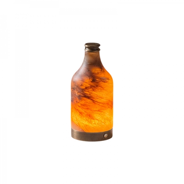 Wine Bottle Alabaster Table Lamp (Built-in Battery) D669
