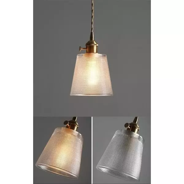 Clear glass pendant lights series