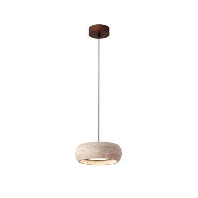 Travertine Drum Pendant...
