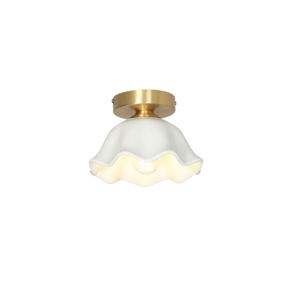 Blossom Glow Mid-Century Ceramic Ceiling Light D952