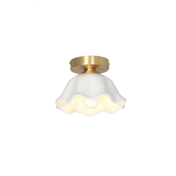 Blossom Glow Mid-Century Ceramic Ceiling Light D952