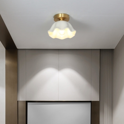 Blossom Glow Mid-Century Ceramic Ceiling Light D952 2