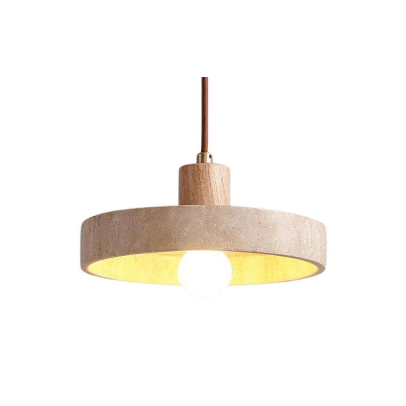 The Star's Radiance Travertine Ceiling Light D855