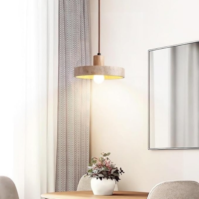 The Star's Radiance Travertine Ceiling Light D855 2