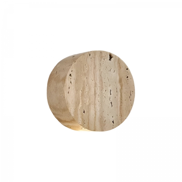 Japanese Wabi Sabi Natural Travertine Stone Wall Light D878