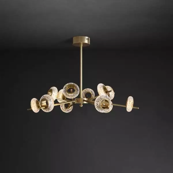 Brass Crystal LED Chandeliers