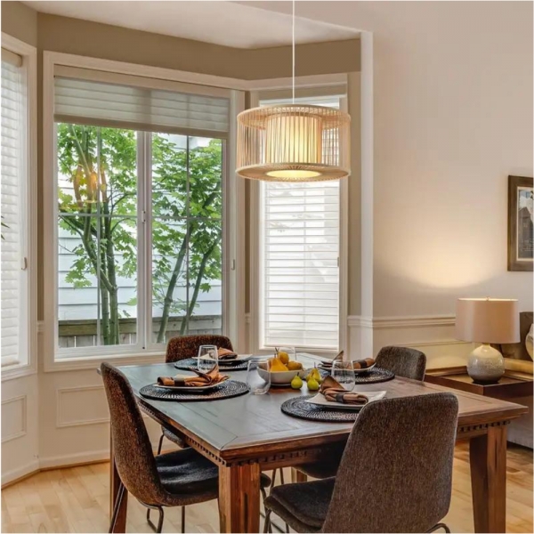 Night Butterfly Bamboo Pendant Light D900