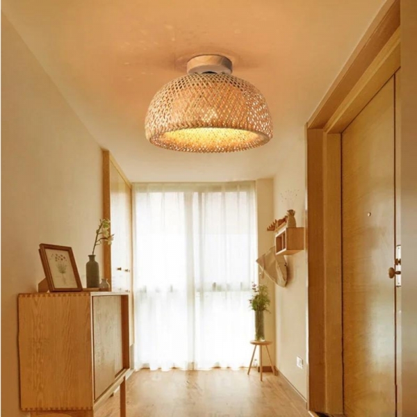 The Luminous Refuge Bamboo Ceiling Light D869