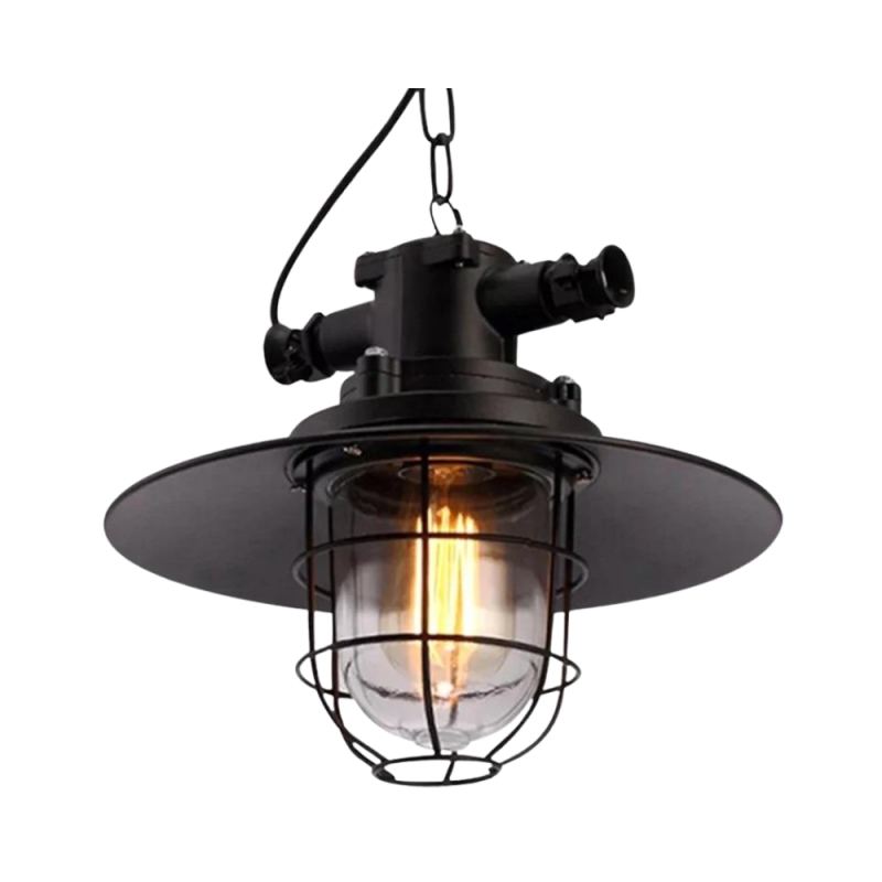 Brilliant Aluminum Industrial Ceiling Light D814
