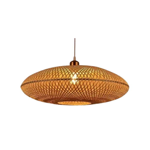 Treasure of the Dawn Bamboo Rattan Pendant Light D899