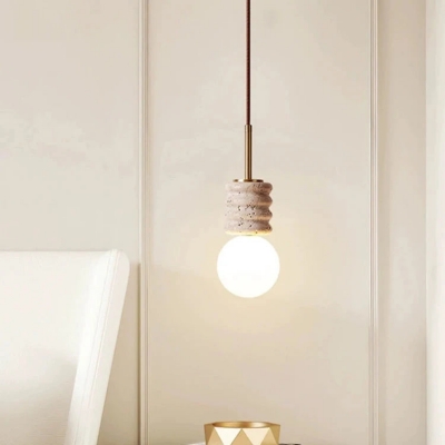LED Chandelier Modern Stone Bedside Pendant Light D917 2