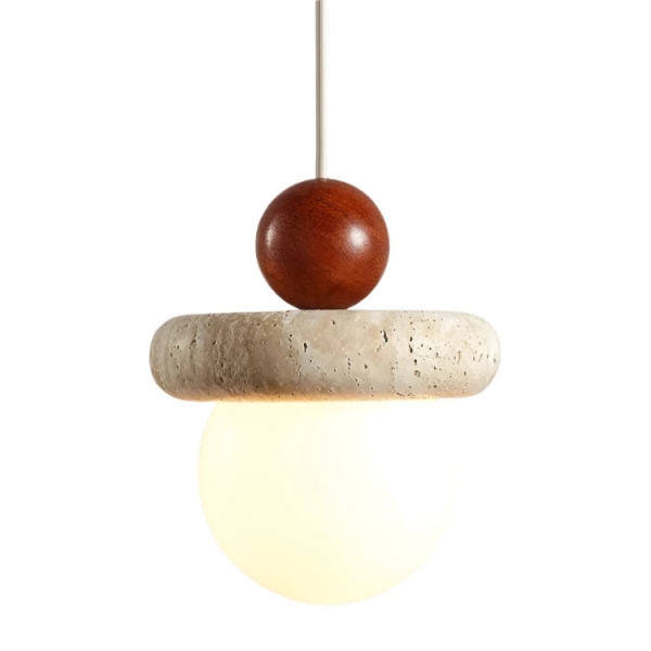 Cream Travertine Pendant Chandelier D926
