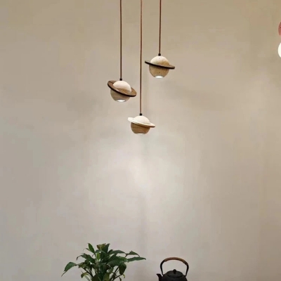 Travertine Planet Pendant... 2