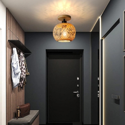 Handmade Ethereal Bamboo Ceiling Light D868 2