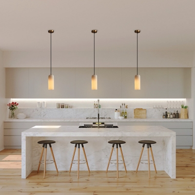 Nordic Modern  Alabaster Monty Pendant Light D888 2